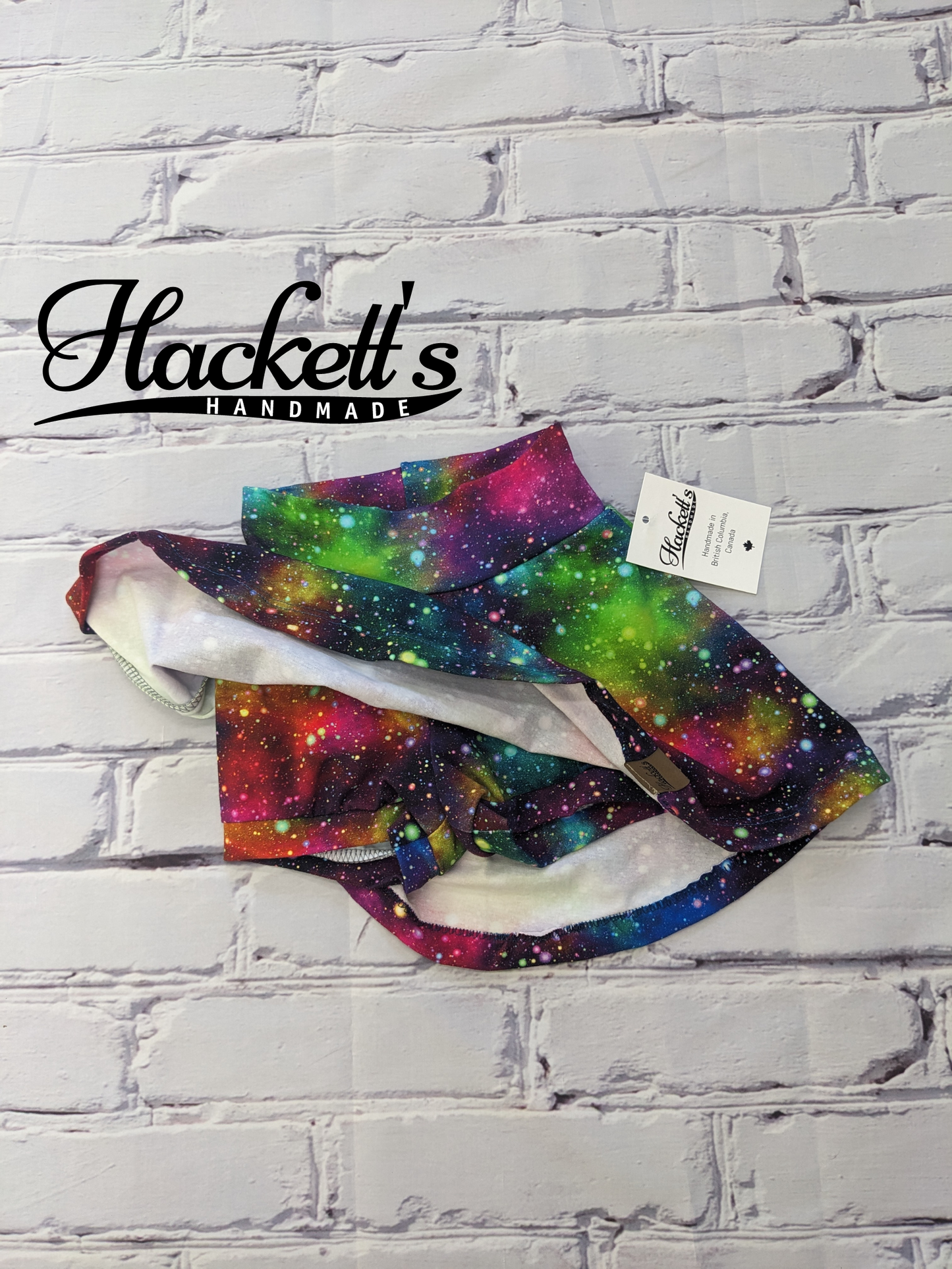 1-3t Rainbow Galaxy Skort