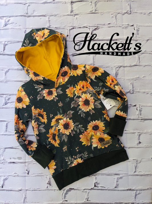 3-6t Sunflower Hoodie