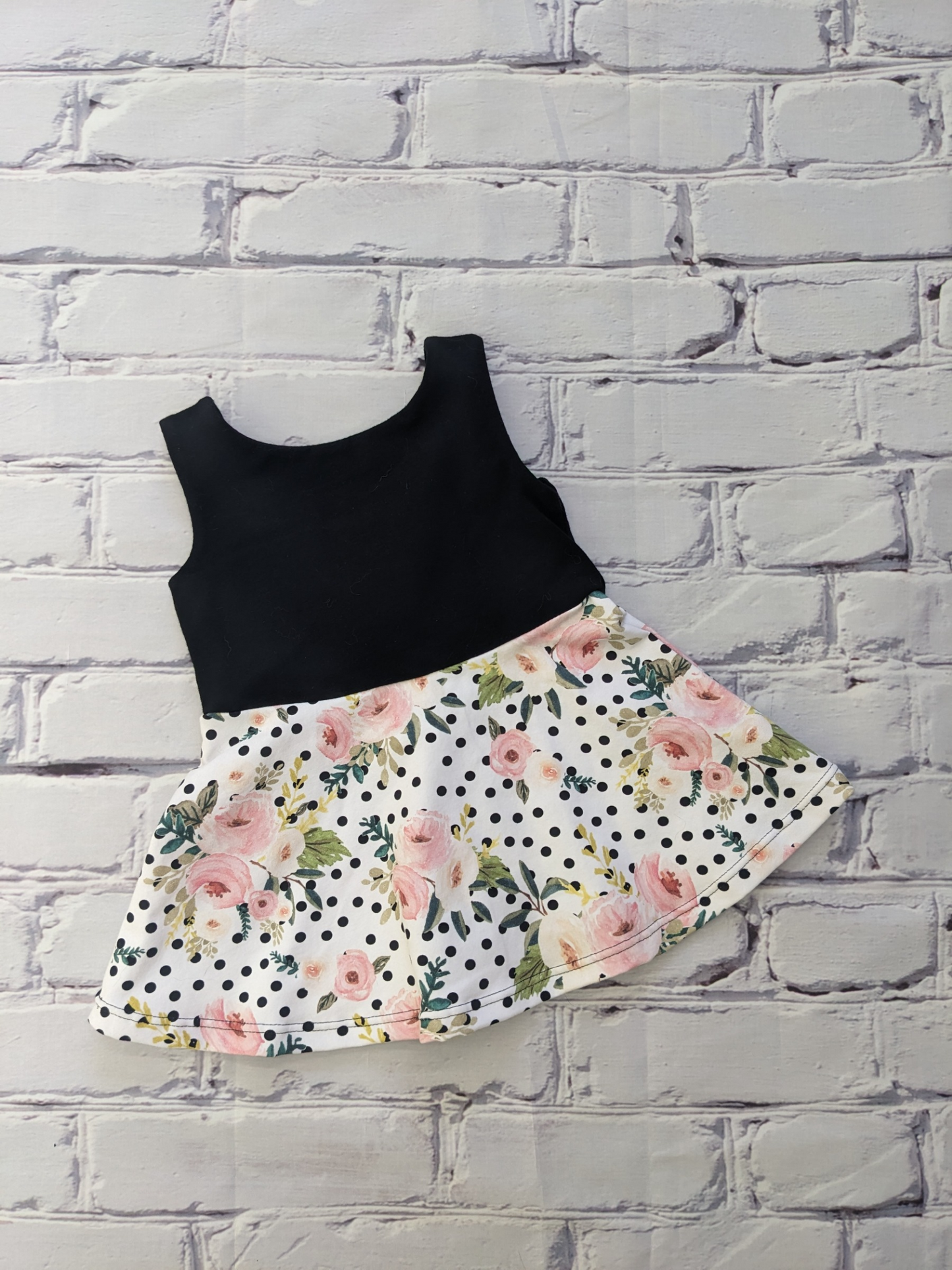 1-3t Floral Peplum