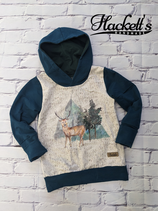 9-12y Deer Hoodie