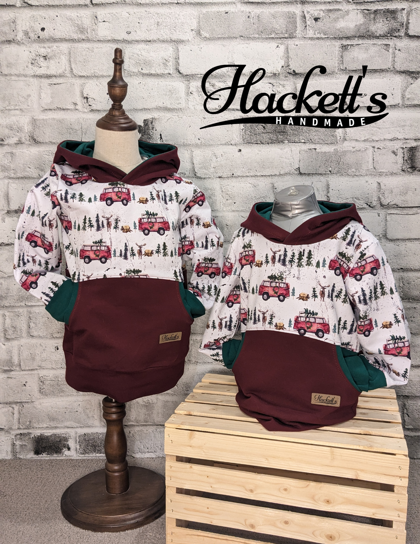 Christmas Trucks Hoodie