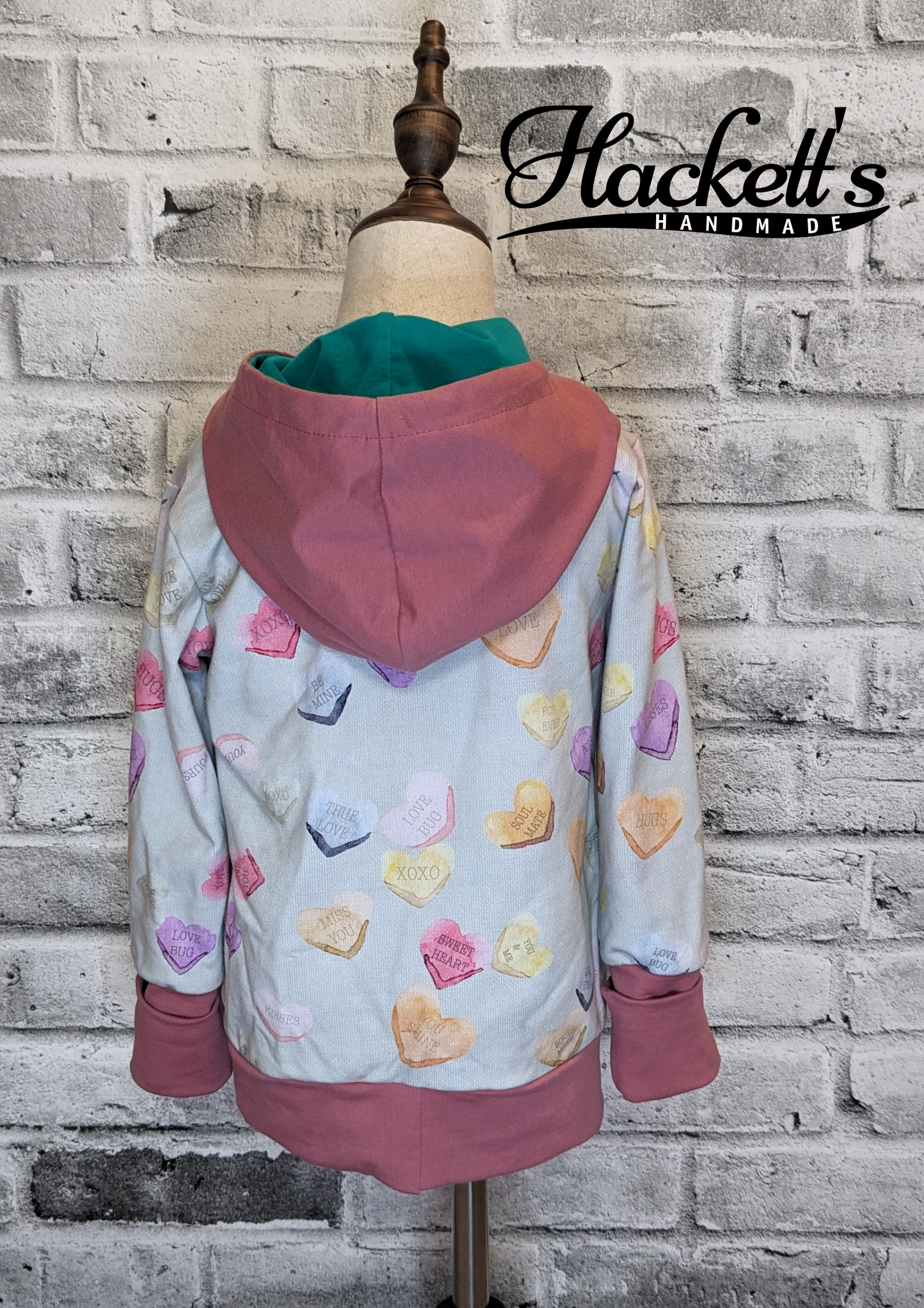 3-6t Candy Hearts Hoodie